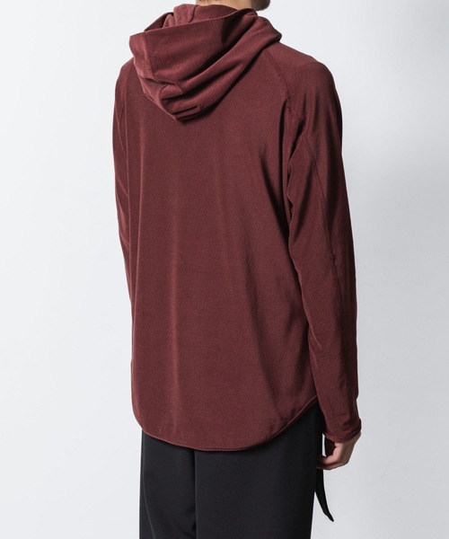 ATTACHMENT（アタッチメント）の「CO/PE ハイゲージパイル フーデッドプルオーバー / CO/PE HIGH GAUGE PILE HOODED PULLOVER（パーカー・メンズ・ライトベージュ/ブラウン系/ブラック・2/1/3）」の14枚目の写真