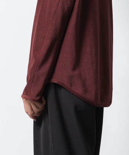 ATTACHMENT（アタッチメント）の「CO/PE ハイゲージパイル フーデッドプルオーバー / CO/PE HIGH GAUGE PILE HOODED PULLOVER（パーカー・メンズ・ライトベージュ/ブラウン系/ブラック・2/1/3）」の6枚目の写真