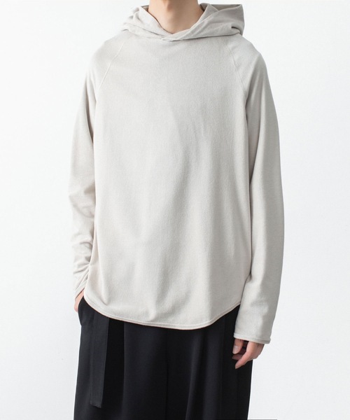 ATTACHMENT(アタッチメント)の「CO/PE ハイゲージパイル フーデッドプルオーバー / CO/PE HIGH GAUGE PILE HOODED PULLOVER(パーカー・メンズ・ライトベージュ/ブラウン系/ブラック・2/1/3/4)」の14枚目の写真