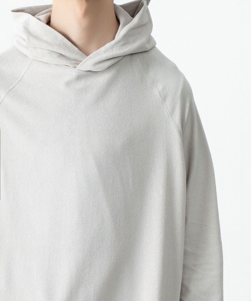 ATTACHMENT(アタッチメント)の「CO/PE ハイゲージパイル フーデッドプルオーバー / CO/PE HIGH GAUGE PILE HOODED PULLOVER(パーカー・メンズ・ライトベージュ/ブラウン系/ブラック・2/1/3/4)」の17枚目の写真