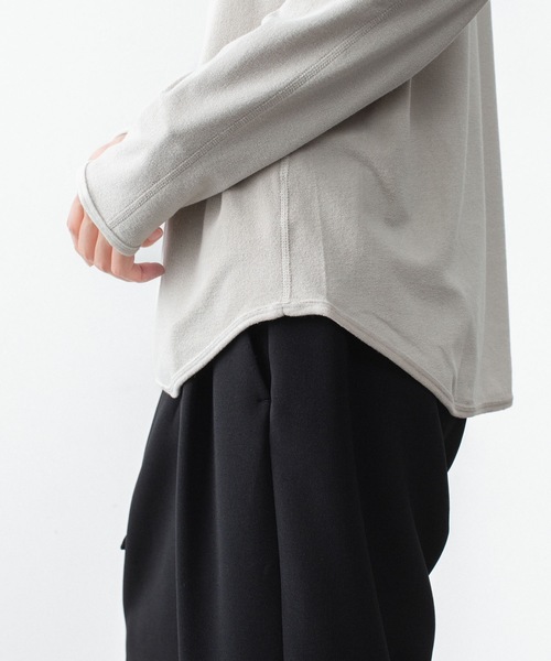 ATTACHMENT(アタッチメント)の「CO/PE ハイゲージパイル フーデッドプルオーバー / CO/PE HIGH GAUGE PILE HOODED PULLOVER(パーカー・メンズ・ライトベージュ/ブラウン系/ブラック・2/1/3/4)」の19枚目の写真