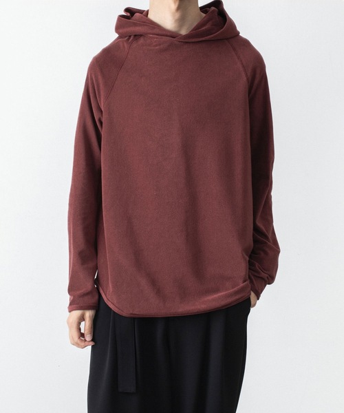 ATTACHMENT(アタッチメント)の「CO/PE ハイゲージパイル フーデッドプルオーバー / CO/PE HIGH GAUGE PILE HOODED PULLOVER(パーカー・メンズ・ライトベージュ/ブラウン系/ブラック・2/1/3/4)」の21枚目の写真