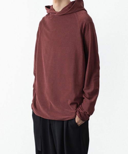 ATTACHMENT(アタッチメント)の「CO/PE ハイゲージパイル フーデッドプルオーバー / CO/PE HIGH GAUGE PILE HOODED PULLOVER(パーカー・メンズ・ライトベージュ/ブラウン系/ブラック・2/1/3/4)」の22枚目の写真