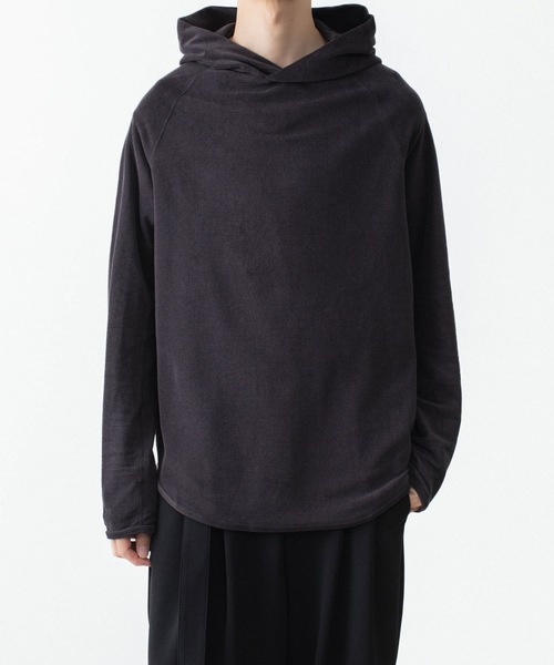 ATTACHMENT(アタッチメント)の「CO/PE ハイゲージパイル フーデッドプルオーバー / CO/PE HIGH GAUGE PILE HOODED PULLOVER(パーカー・メンズ・ライトベージュ/ブラウン系/ブラック・2/1/3/4)」の8枚目の写真