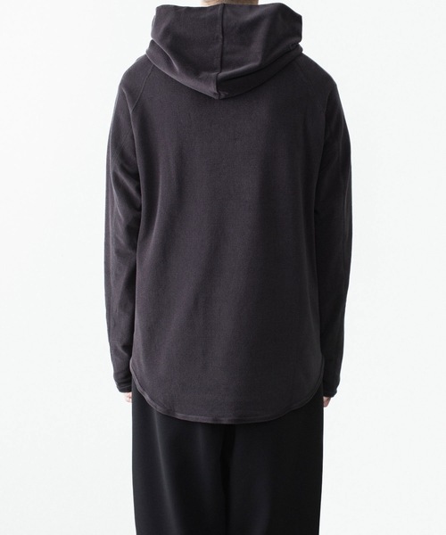 ATTACHMENT(アタッチメント)の「CO/PE ハイゲージパイル フーデッドプルオーバー / CO/PE HIGH GAUGE PILE HOODED PULLOVER(パーカー・メンズ・ライトベージュ/ブラウン系/ブラック・2/1/3/4)」の11枚目の写真