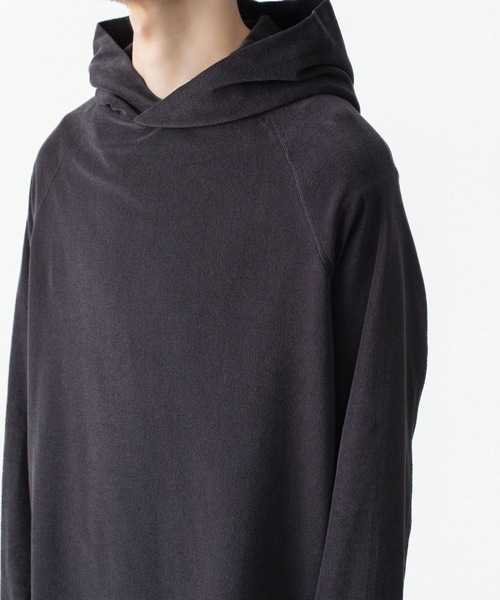 ATTACHMENT(アタッチメント)の「CO/PE ハイゲージパイル フーデッドプルオーバー / CO/PE HIGH GAUGE PILE HOODED PULLOVER(パーカー・メンズ・ライトベージュ/ブラウン系/ブラック・2/1/3/4)」の4枚目の写真
