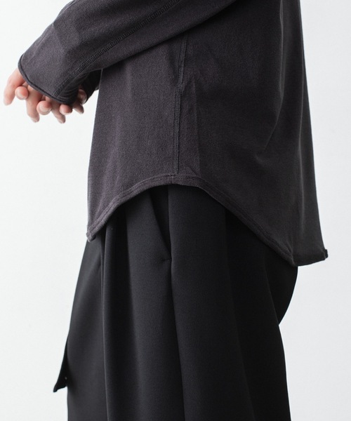 ATTACHMENT(アタッチメント)の「CO/PE ハイゲージパイル フーデッドプルオーバー / CO/PE HIGH GAUGE PILE HOODED PULLOVER(パーカー・メンズ・ライトベージュ/ブラウン系/ブラック・2/1/3/4)」の5枚目の写真