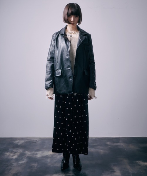 SEN TOKYO（セントーキョー）の「こなれ感を演出。ハンドステッチ ダメージニット（ニット/セーター・メンズ・ホワイト/ブラック・L/M）」の21枚目の写真