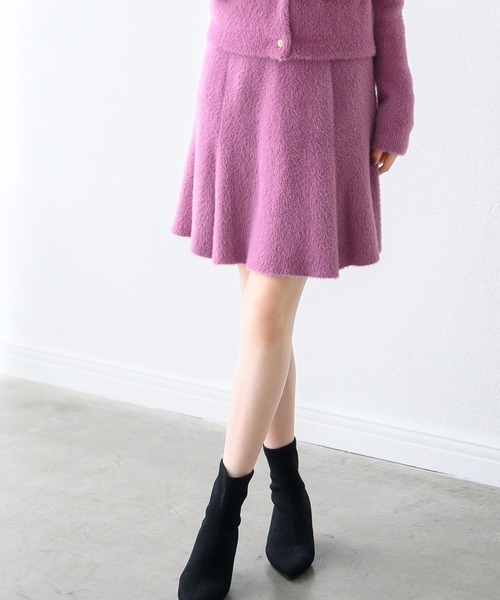 Malbon ニットトップス＆プリーツスカート 美品☘️即購入可⭐美品 セール】シャギーAラインニットスカート/MM437205（スカート）｜MISCH