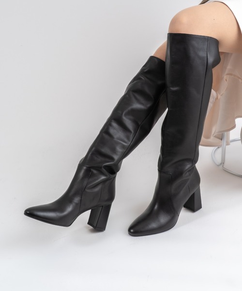 セール】【FABIO RUSCONI/ファビオルスコーニ】チャンキーヒール