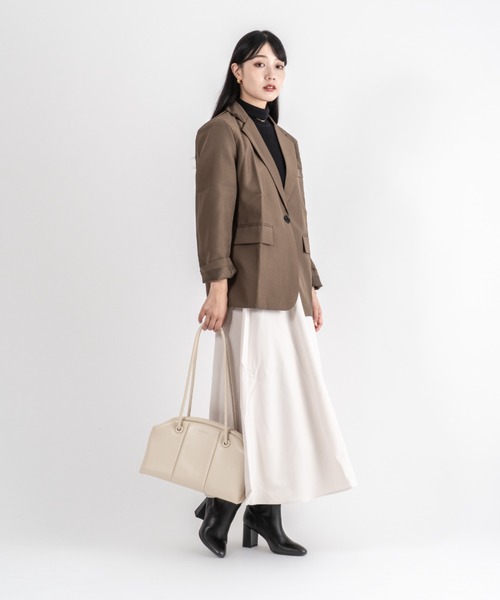 FABIO RUSCONI（ファビオルスコーニ）の「【FABIO RUSCONI/ファビオルスコーニ】チャンキーヒール レザー ロングブーツ（ブーツ・レディース・ブラック・36/37/38/39）」の11枚目の写真