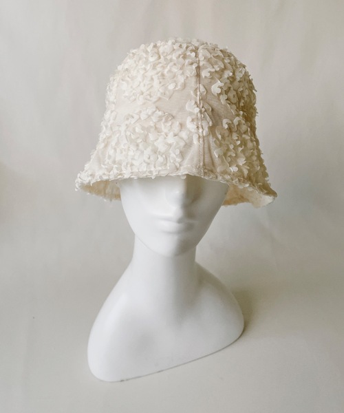 ORIENT MILLINERY（オリエント ミリナリー）の「RANGIA【ﾗﾝｼﾞｱ】（ハット・レディース・ブラック/ホワイト・FREE）」の8枚目の写真