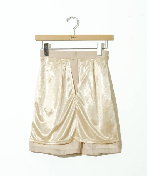 flower（フラワー）の「ポケットフリルスカート（スカート・レディース・ブラウン/ピンク/ベージュ・FREE）」の14枚目の写真