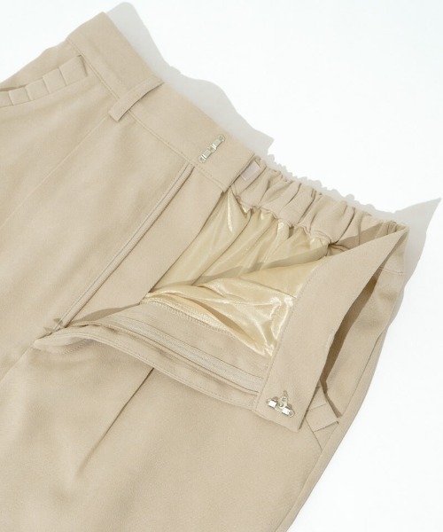 flower（フラワー）の「ポケットフリルスカート（スカート・レディース・ブラウン/ピンク/ベージュ・FREE）」の18枚目の写真