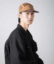 INDIETRO ASSOCIATION（インディエトロアソシエーション）の「Leather Jet Cap / レザージェットキャップ（キャップ）」