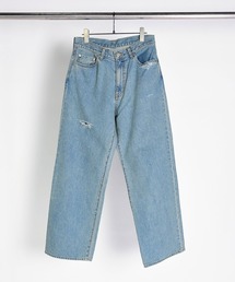 DENIM DELIGHT DAYS （デニム デライト デイズ）の「【DENIM DELIGHT DAYS】デニムワイドジーンズ（デニムパンツ）」