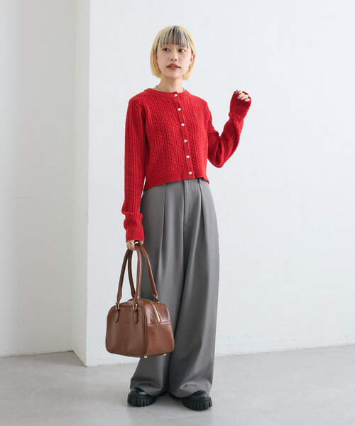 w closet /  パンツ 色違い3点セット セール】【2サイズ展開】スラックスワイドパンツ（その他パンツ
