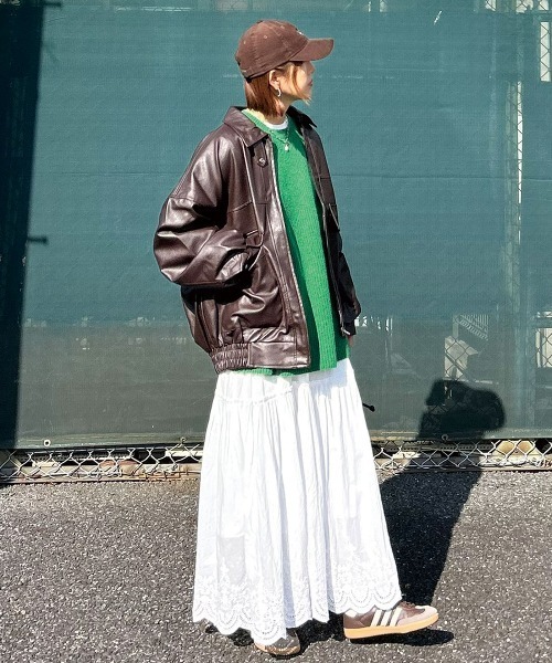 CORNERS(コーナーズ)の「フェイクレザーブルゾン(ブルゾン・レディース・ブラック/ブラウン・M/L)」の13枚目の写真
