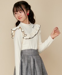 JENNI love | フリル起毛リブロンT(Tシャツ/カットソー)