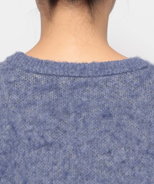ニット セーター 「UNISEX」ALAND／ロゴモヘアニットプルオーバー レディース メンズ ニット セーター モヘアミックスニット レディース : ZOZOTOWN