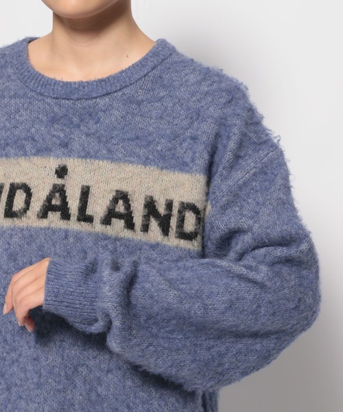 ニット セーター 「UNISEX」ALAND／ロゴモヘアニットプルオーバー レディース メンズ BEAUTY＆YOUTH UNITED ARROWS ニット セーター コイルニット