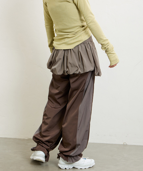 LOW CLASSIC（ロウ　クラシック）の「【LOW CLASSIC/ロウ・クラシック】 BUBBLE MINI SKIRT LW243SK01（スカート・レディース・グレー系その他・SMALL）」の8枚目の写真