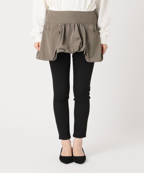 LOW CLASSIC（ロウ　クラシック）の「【LOW CLASSIC/ロウ・クラシック】 BUBBLE MINI SKIRT LW243SK01（スカート・レディース・グレー系その他・SMALL）」の9枚目の写真