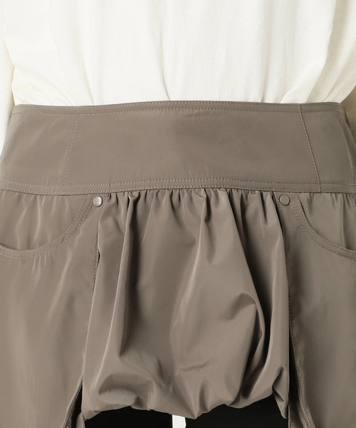LOW CLASSIC（ロウ　クラシック）の「【LOW CLASSIC/ロウ・クラシック】 BUBBLE MINI SKIRT LW243SK01（スカート・レディース・グレー系その他・SMALL）」の13枚目の写真