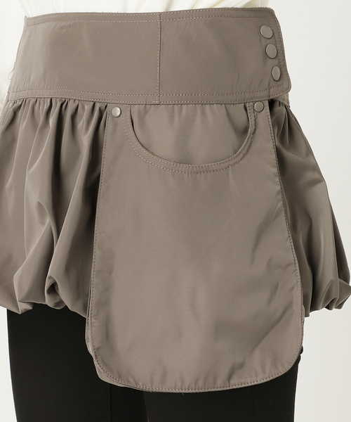 LOW CLASSIC（ロウ　クラシック）の「【LOW CLASSIC/ロウ・クラシック】 BUBBLE MINI SKIRT LW243SK01（スカート・レディース・グレー系その他・SMALL）」の14枚目の写真