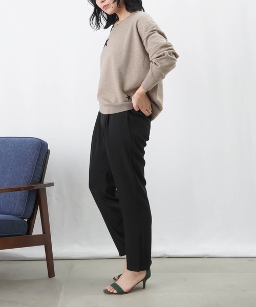 LUCA/LADY LUCK LUCA(ルカ/レディラックルカ)の「LC/LLL ストレッチテーパードパンツ(その他パンツ・レディース・チャコールグレー/ブラック/ベージュ・36/38)」の6枚目の写真