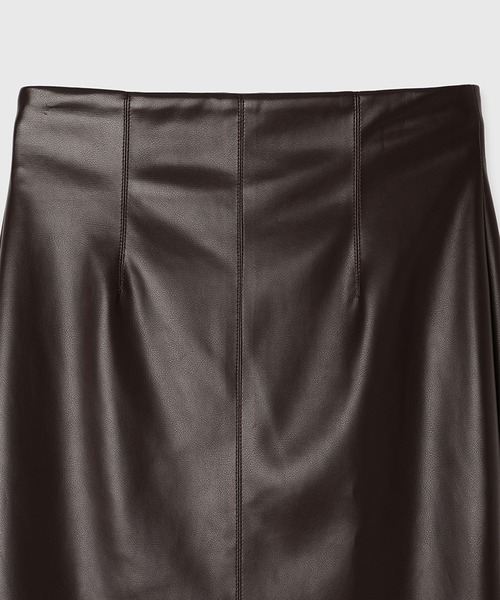 ヴィーガンレザータイトスカート（スカート）｜anuans（アニュアンス