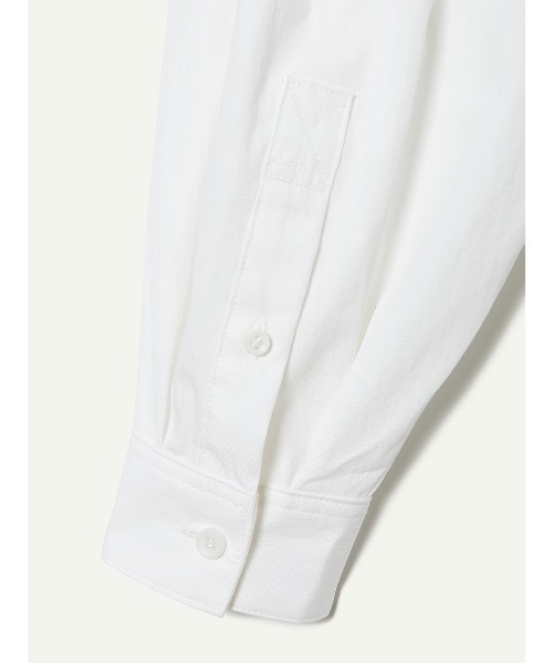 leinwande（ラインヴァンド）の「【leinwande】Cotton Cropped Shirts（シャツ/ブラウス・レディース・イエロー/ホワイト・ONE SIZE）」の7枚目の写真