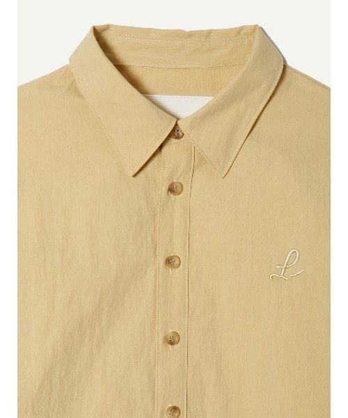 leinwande（ラインヴァンド）の「【leinwande】Cotton Cropped Shirts（シャツ/ブラウス・レディース・イエロー/ホワイト・ONE SIZE）」の5枚目の写真