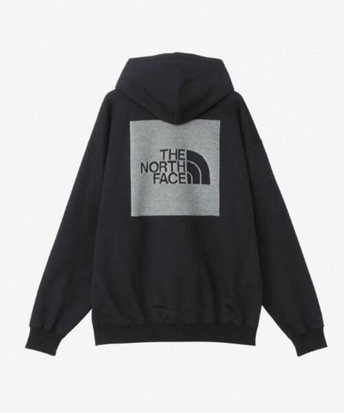 Y208【THE NORTH FACE】ブランドロゴパーカー【3X】ブラック THE NORTH FACE ザ ノースフェイス パーカー SQUARE LOGO
