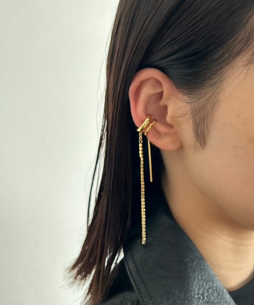 【Karen Millen】お上品で大人気☆イヤーカフセット セール】【2点セット】ロングイヤーカフ セット チェーン