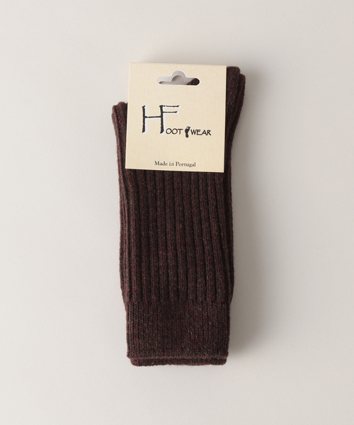 H FOOT WEAR（エイチフットウェア）の「【H FOOT WEAR/エイチ フットウェア】SOX：靴下（ソックス/靴下・レディース・ブラウン/レッド/アイボリー/チャコールグレー・FREE）」の4枚目の写真