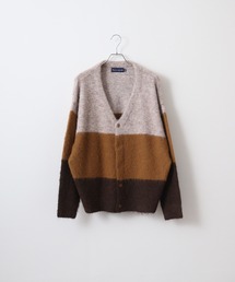 FUNALIVE | MANYMENMANYMINDS シャギーグラデーションボーダーカーディガン(カーディガン/ボレロ)