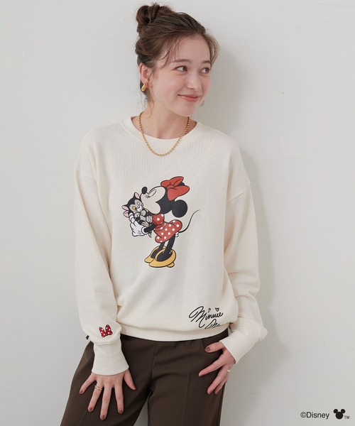 セール】【Disney/ディズニー】Minnie Mouse/ミニーマウス裏毛