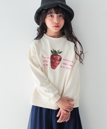 strawberry刺繍トレーナー