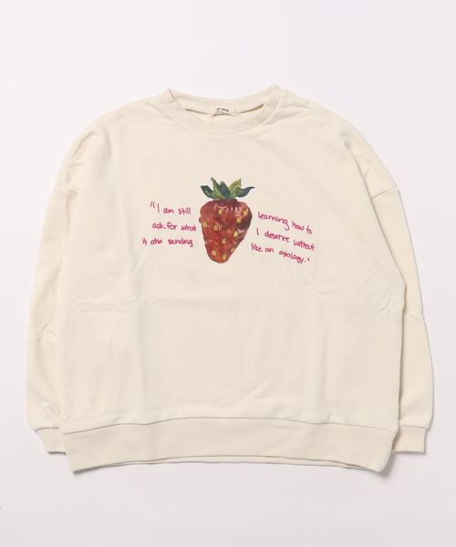 unica(ユニカ)の「strawberry刺繍トレーナー(スウェット・キッズ・ネイビー/オフホワイト・XL/L/M/S)」の13枚目の写真