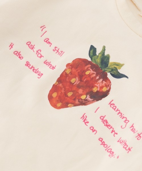 unica(ユニカ)の「strawberry刺繍トレーナー(スウェット・キッズ・ネイビー/オフホワイト・XL/L/M/S)」の10枚目の写真