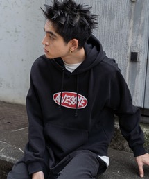 WEGO/リラックスフィットオーバルロゴパーカー