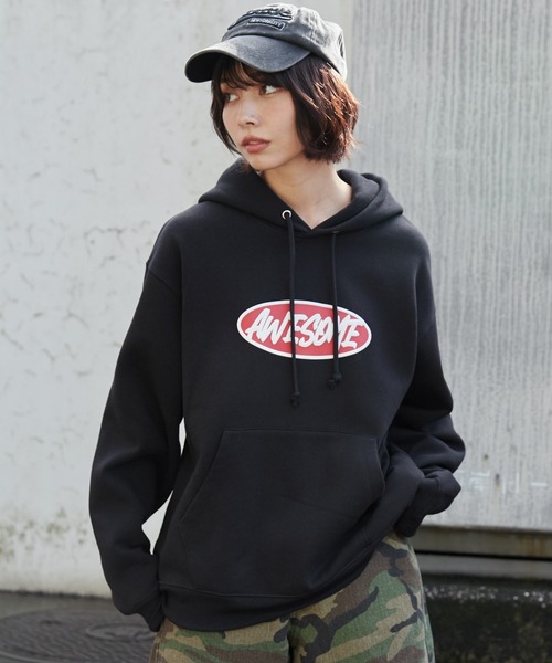 WEGO(ウィゴー)の「WEGO/リラックスフィットオーバルロゴパーカー(パーカー・メンズ・ブラック/杢グレー・MEDIUM/LARGE)」の21枚目の写真