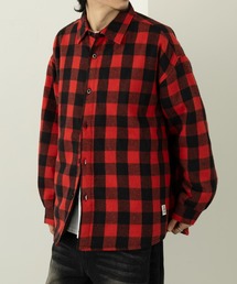 Toucan Surfing（トゥーカンサーフィン）の「【Toucan Surfing】先染めチェックツイル起毛中綿シャツ ブルゾン 059040（ブルゾン）」