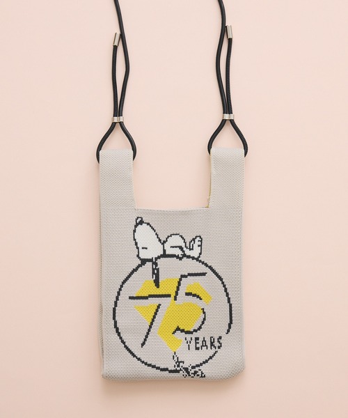 Paradise Picnic（パラダイスピクニック）の「【Peanuts 75周年記念限定】ミニショルダーバッグ（ショルダーバッグ・レディース・ブルー/グレー/ライトブルー/ベージュ/ピンク・FREE）」の17枚目の写真