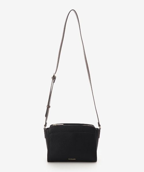 & chouette(アンドシュエット)の「シンプルステッチ ショルダーバッグ(ショルダーバッグ・レディース・ダルブルー系/ブラック/グレイッシュベージュ/オフホワイト・FREE)」の19枚目の写真