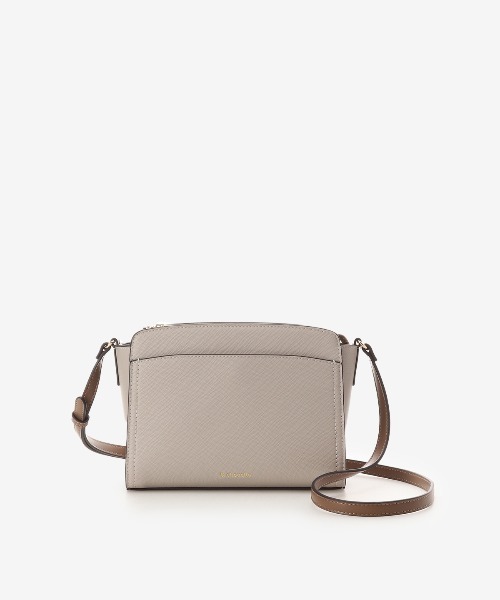 & chouette(アンドシュエット)の「シンプルステッチ ショルダーバッグ(ショルダーバッグ・レディース・ダルブルー系/ブラック/グレイッシュベージュ/オフホワイト・FREE)」の20枚目の写真