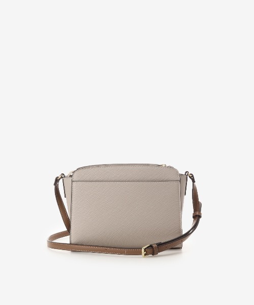 & chouette(アンドシュエット)の「シンプルステッチ ショルダーバッグ(ショルダーバッグ・レディース・ダルブルー系/ブラック/グレイッシュベージュ/オフホワイト・FREE)」の22枚目の写真
