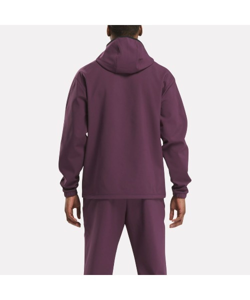 Reebok（リーボック）の「アウターバース ストレングス フーディ / OUTERVERSE STRENGTH HOODIE（パーカー・メンズ・パープル/ブラック・MEDIUM/XX-LARGE/SMALL/LARGE/X-LARGE）」の3枚目の写真