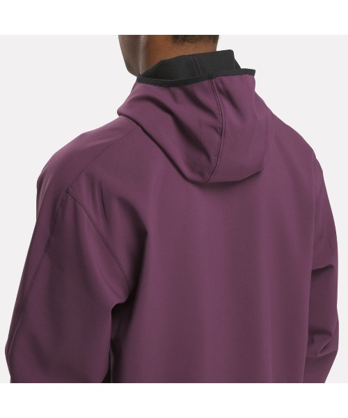 Reebok（リーボック）の「アウターバース ストレングス フーディ / OUTERVERSE STRENGTH HOODIE（パーカー・メンズ・パープル/ブラック・MEDIUM/XX-LARGE/SMALL/LARGE/X-LARGE）」の4枚目の写真